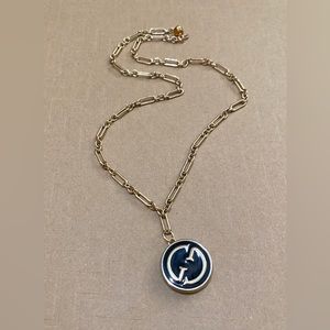 GG (Gucci) Button Necklace (Handmade) (Repurposed)